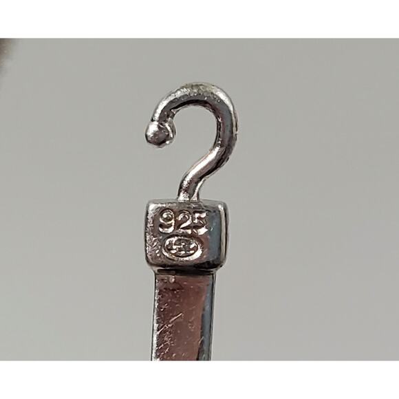 Vintage Sterling Silver & Diamond Infinity Bangle Bracelet HN Heng Ngai - Picture 8 of 8